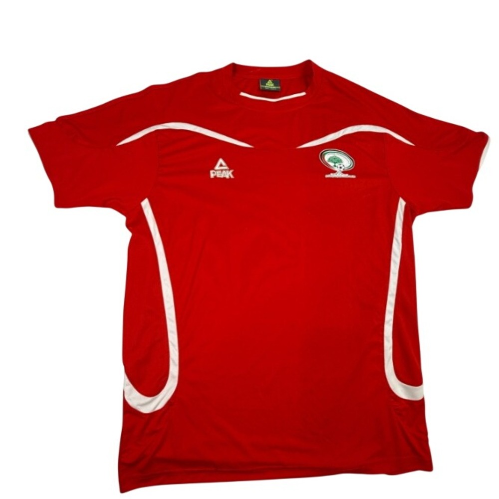 Peak Sport Palestinian Football Association Soccer Jersey Red Size L/XL TS4752